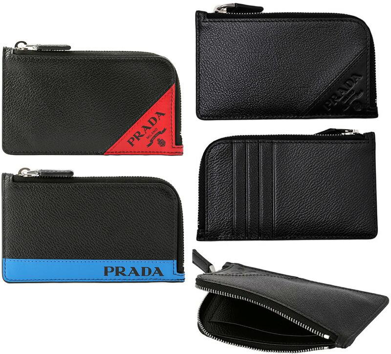 楽天市場】PRADA プラダ 小銭入れカードケース付きL字ファスナー