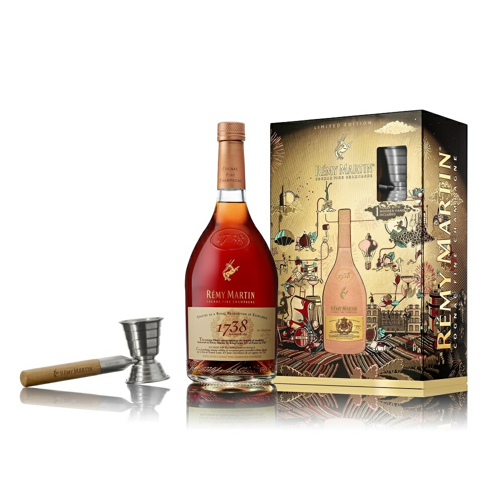 楽天市場】レミーマルタン 1738 ジガーオンパック ギフト箱入り 700ml