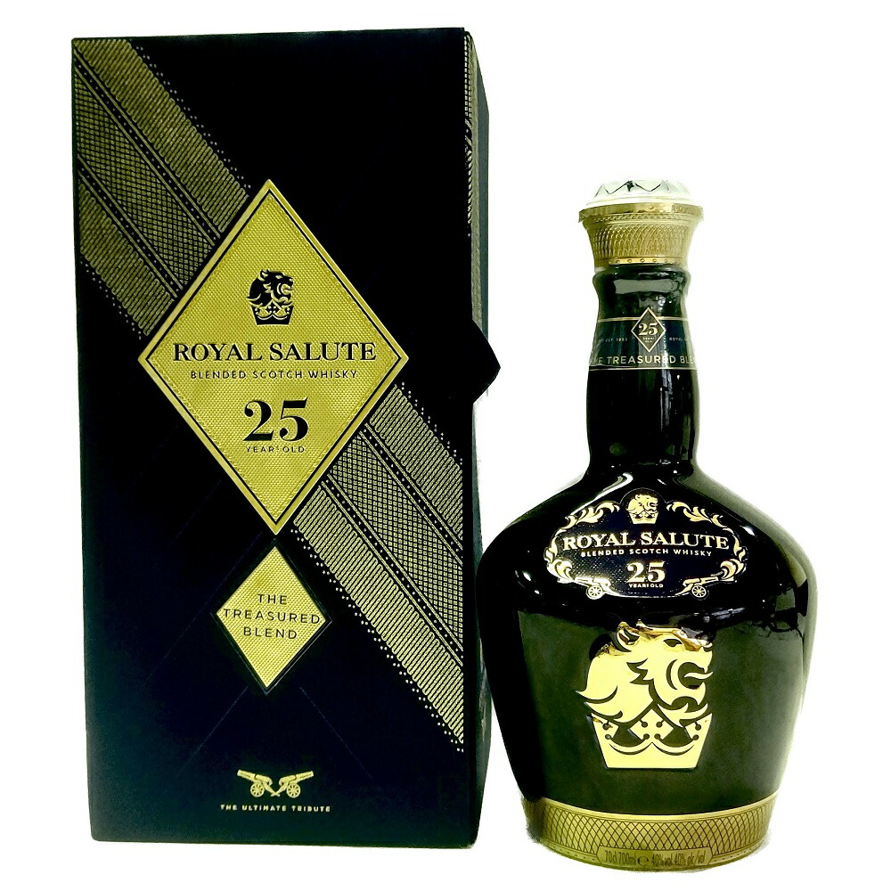楽天市場】ロイヤルサルート 25年 700ml 40度 箱付 ブラックボトル