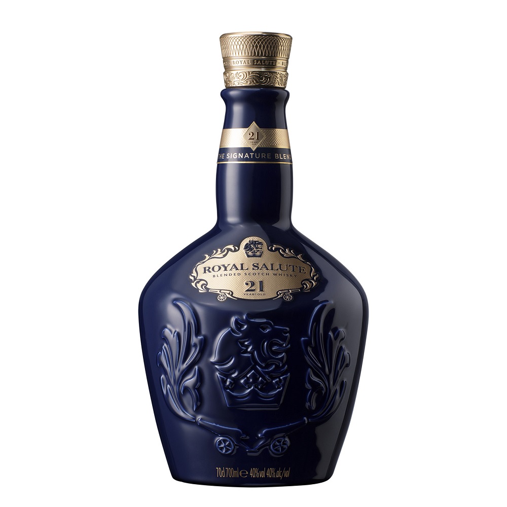 楽天市場】ロイヤルサルート 21年 700ml 40度 青 サファイヤ ブルー 箱