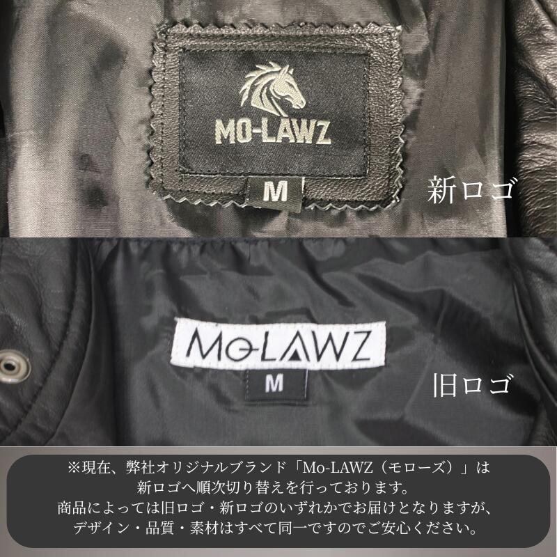 楽天市場】Mo-LAWS ダメージホワイト レザージャケット メンズ 革