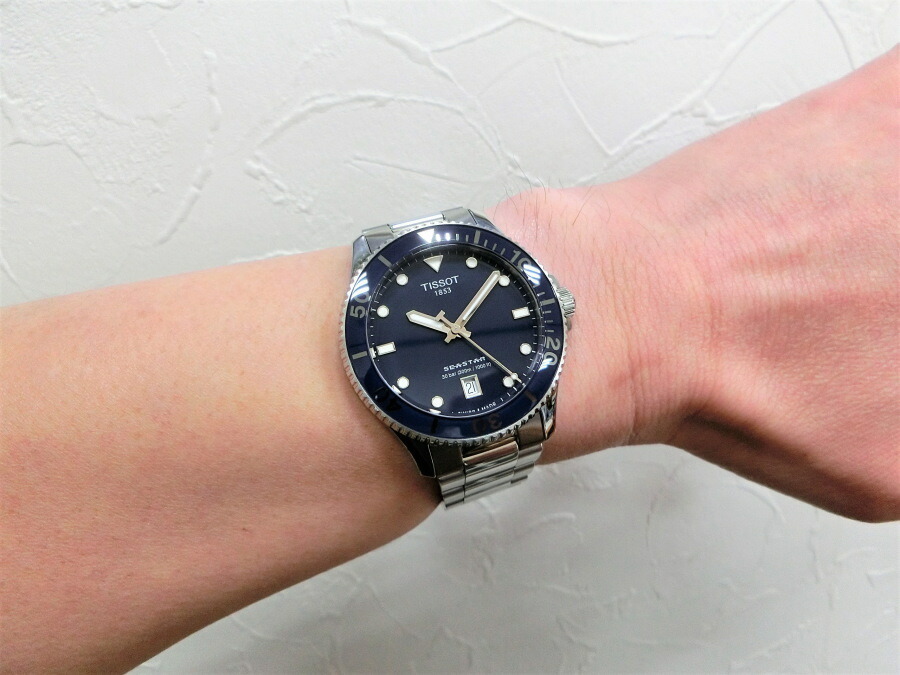 楽天市場】40ミリ！Tissot ティソ Seastar 1000 シースター クォーツ