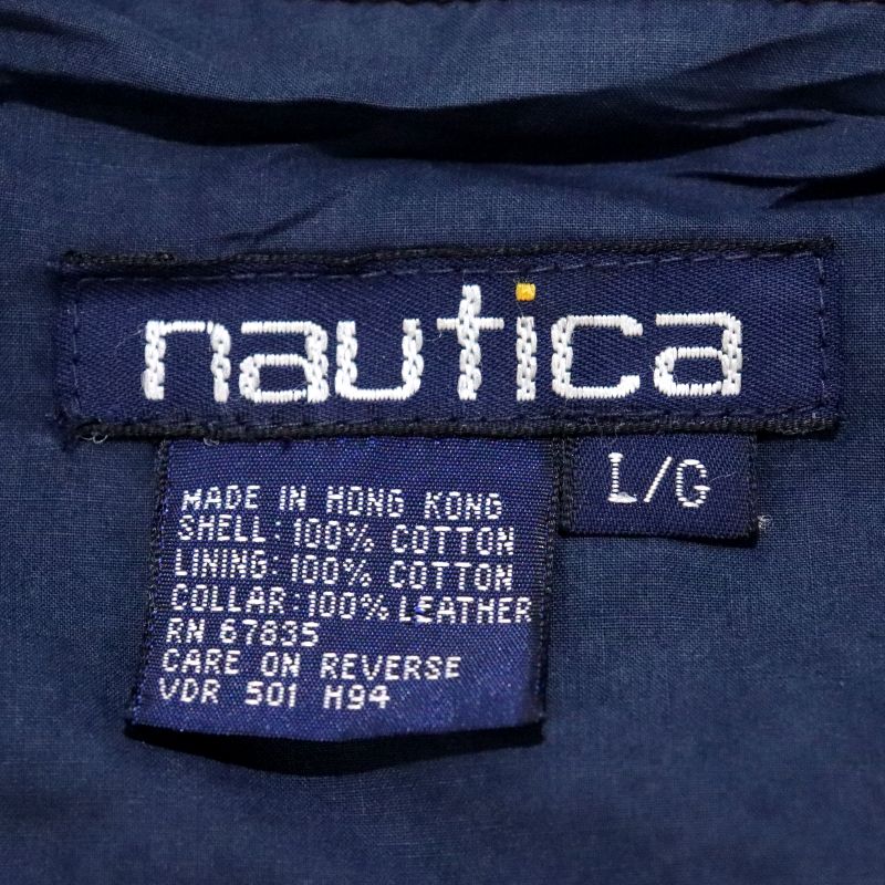 楽天市場】90s ヴィンテージ ノーティカ NAUTICA 襟レザー