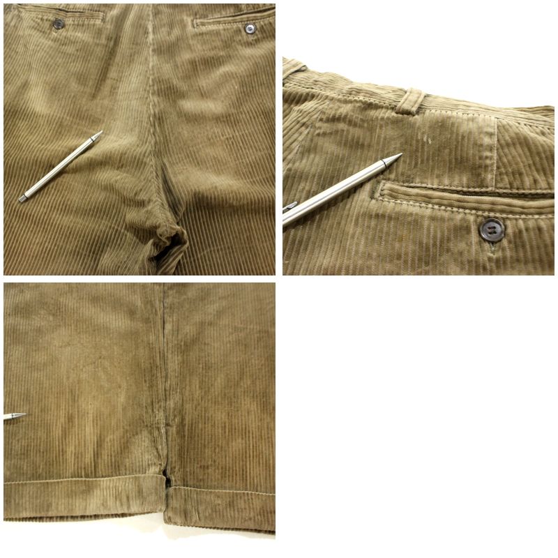 楽天市場】90s ヴィンテージ ギャップ GAP 2タック 太畝 コーデュロイ