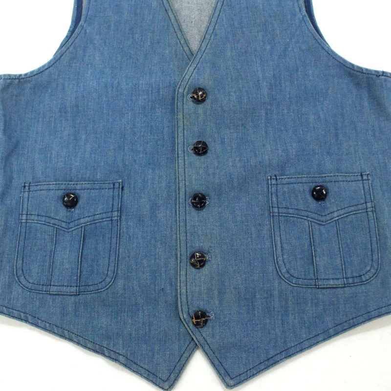90s USA製 Lee ヴィンテージ デニム ベスト ジャケット ビッグサイズ