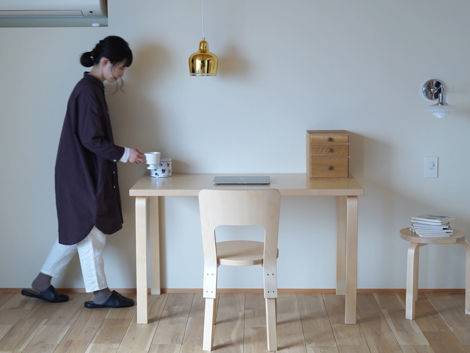 楽天市場】【特典有】artek (アルテック) 80Aテーブル ナチュラル
