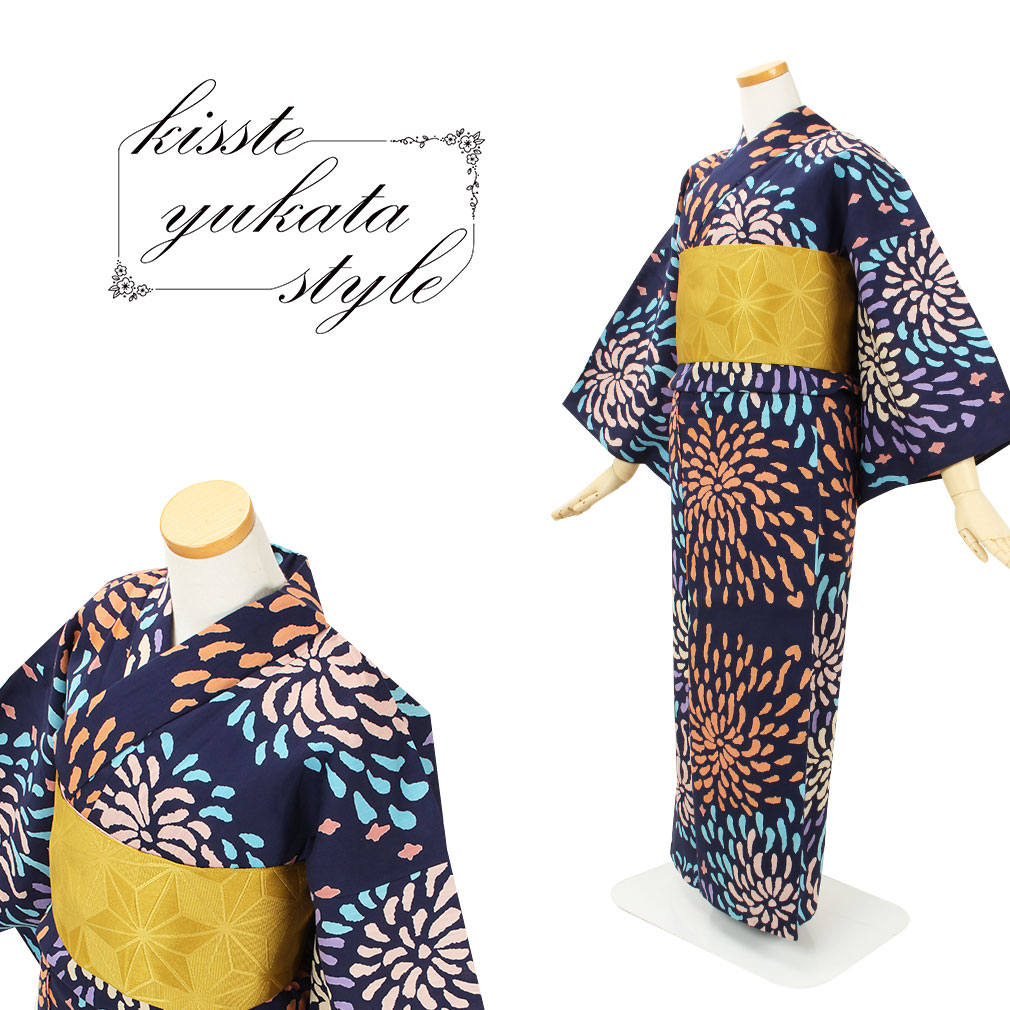 楽天市場】浴衣 単品 《tsumori chisato》お仕立て上がり浴衣 ネイビー