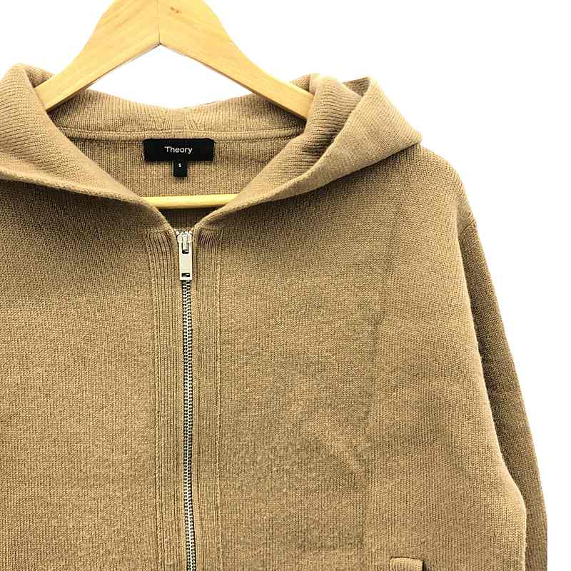 楽天市場】theory / セオリー | LANA CASH VARSITY HOODIE ニット
