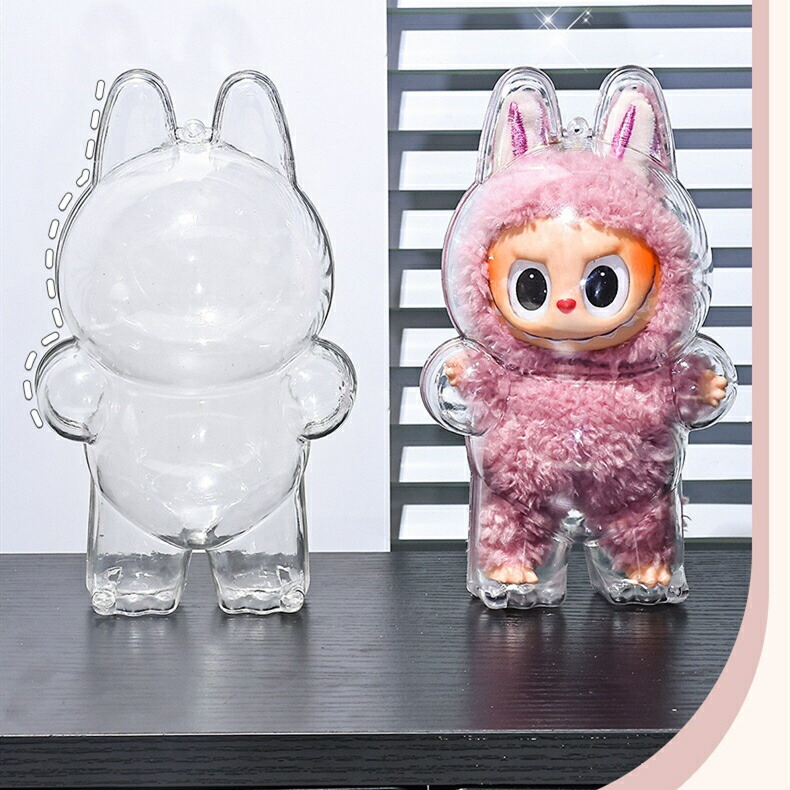 楽天市場】おもちゃ保護ケース LABUBU ラブブ 第1/2/3世代 クリア 透明