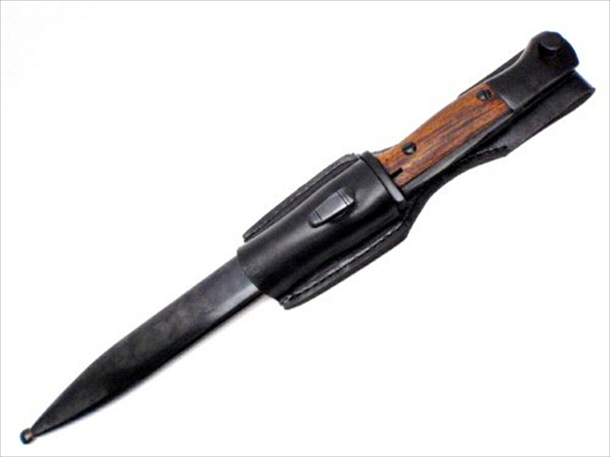 楽天市場】ドイツ軍 モーゼル 98k 真鍮製 バヨネット 銃剣 鞘 本革製