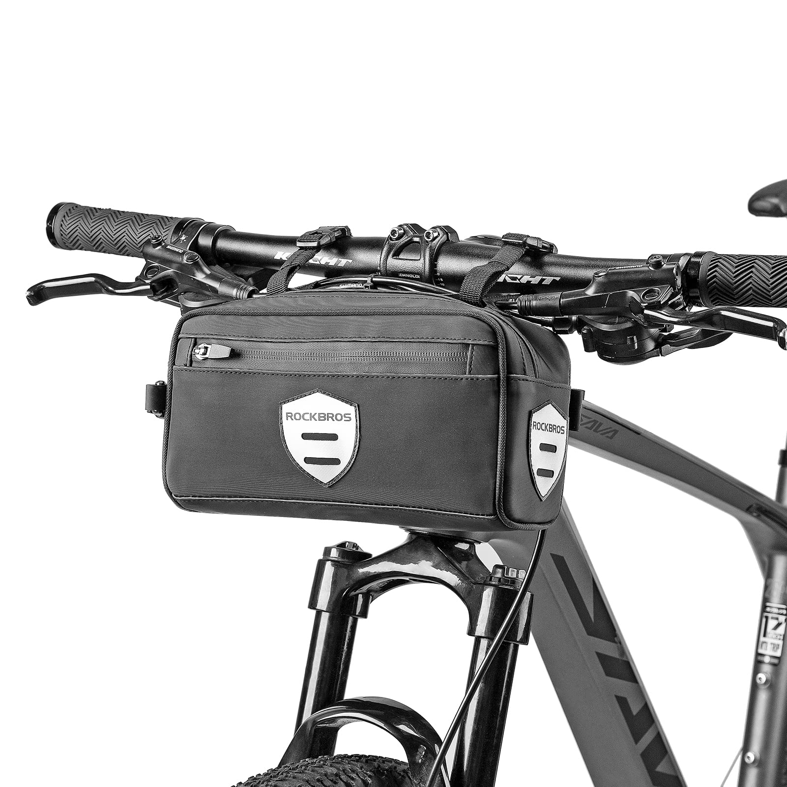 楽天市場】（）自転車 フロントバッグ ハンドルバーバッグ 軽量 約2L