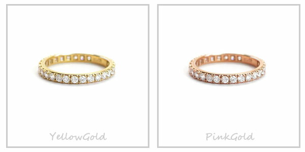 楽天市場】ダイヤモンド リング 0.7ct フル エタニティリング フルエタ