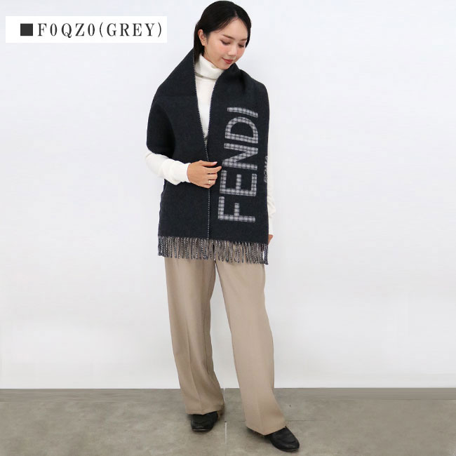 楽天市場】FENDI フェンディ FXT334 AHR1 カシミア混マフラー ストール