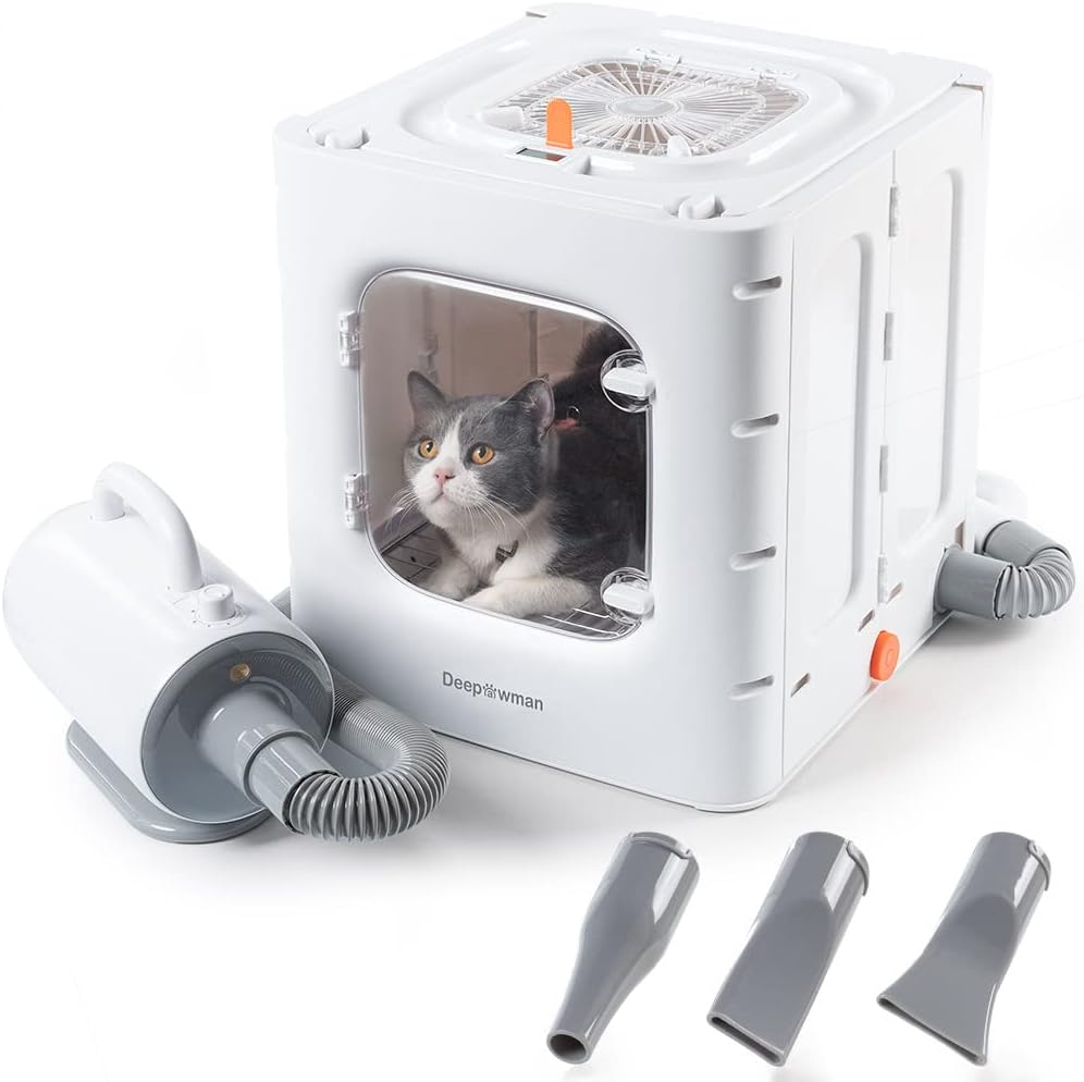 楽天市場】ペット用 ドライヤーセット 乾燥箱 30-55℃調節 1500W 犬猫