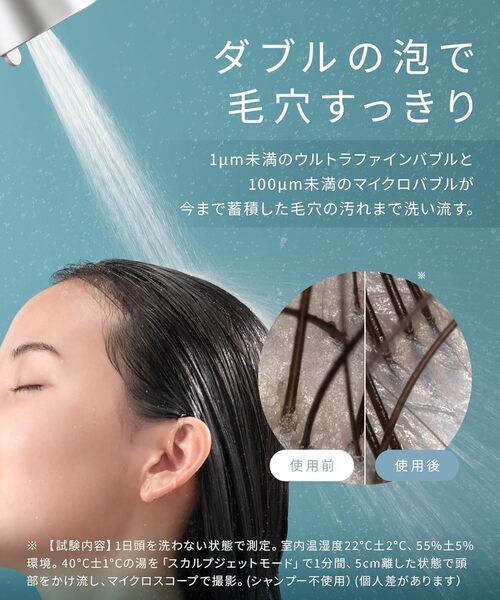 楽天市場】SALONIA サロニア シャワーヘッド ファインバブルクリア