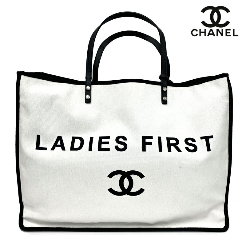 楽天市場】シャネル CHANEL レディファースト キャンバス汚れあり