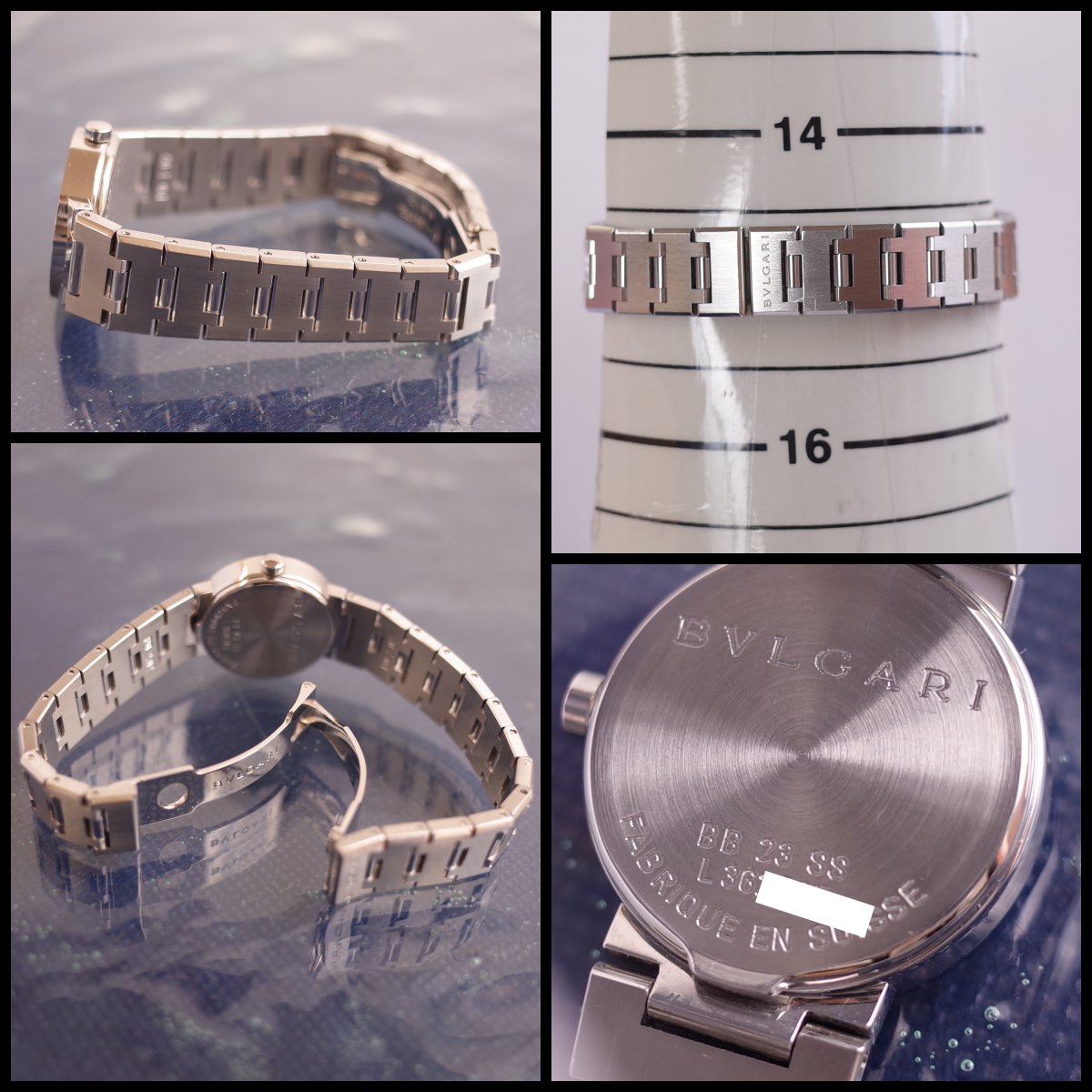 楽天市場】BVLGARI ブルガリブルガリ BB23SS ロゴあり ブラック デイト