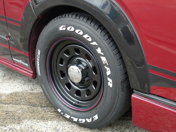 楽天市場】【1本組】200系 ハイエース タイヤホイールセット Daytona