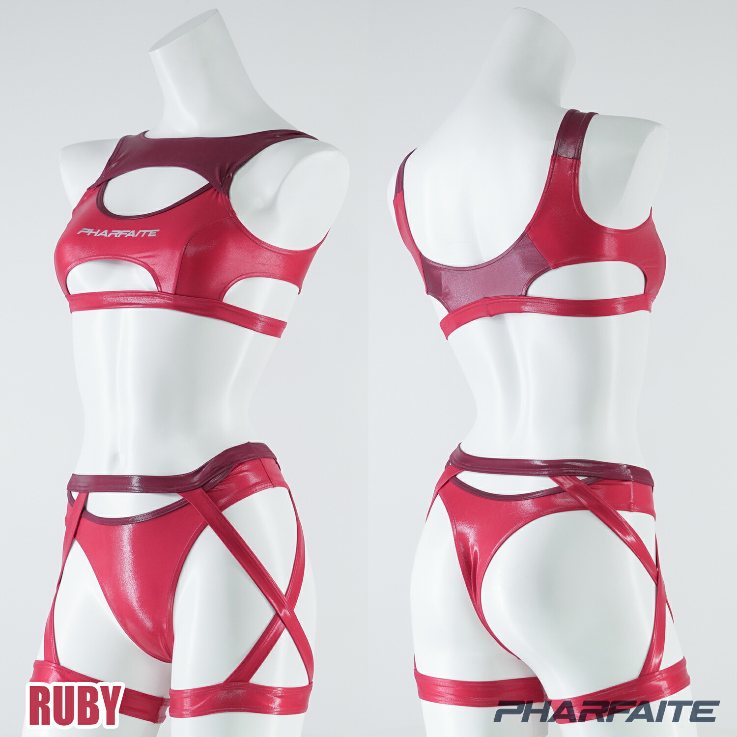 楽天市場】【PHARFAITE】スケルトントレーニングセットアップ 水着