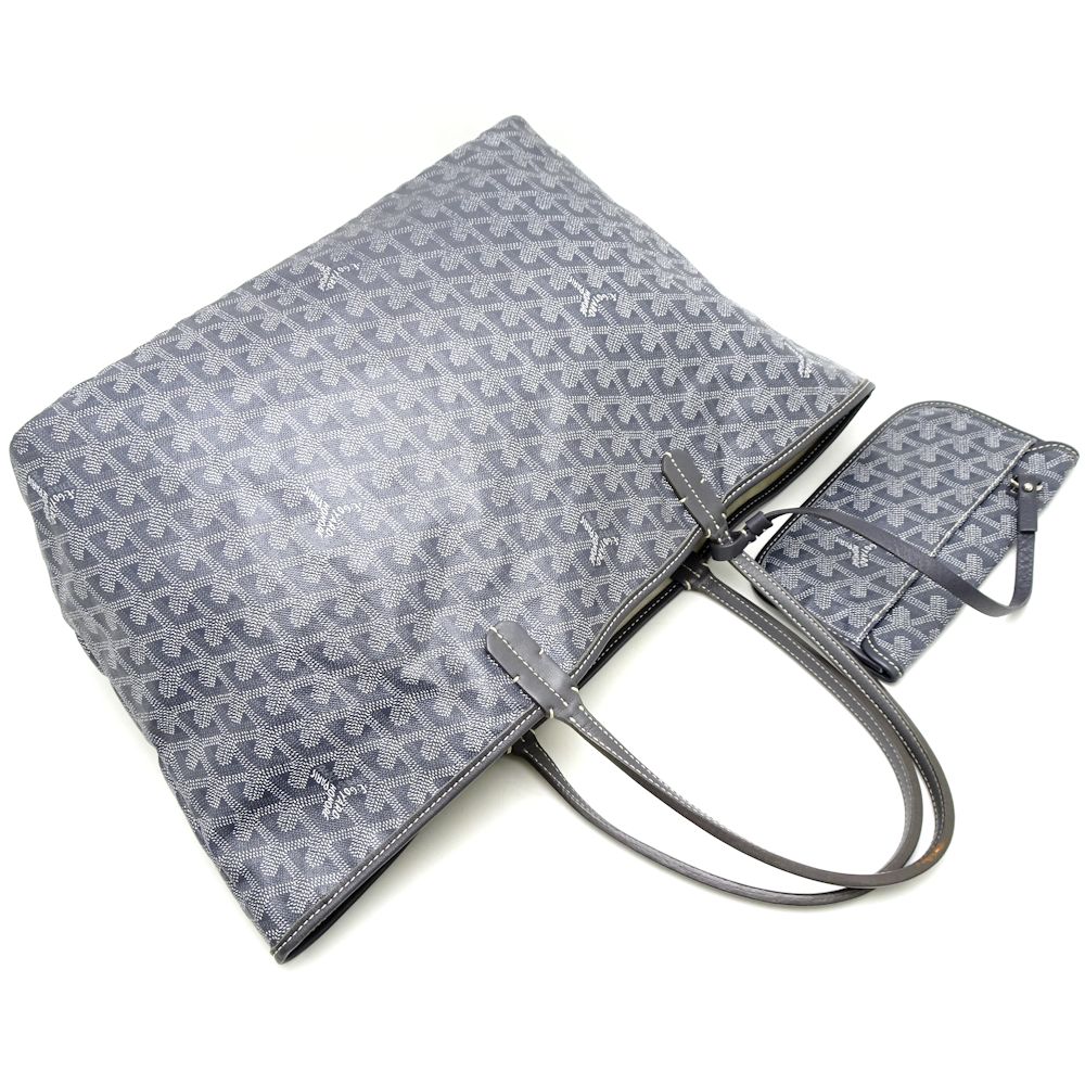 楽天市場】ゴヤール GOYARD サンルイPM トートバッグ PVC × レザー