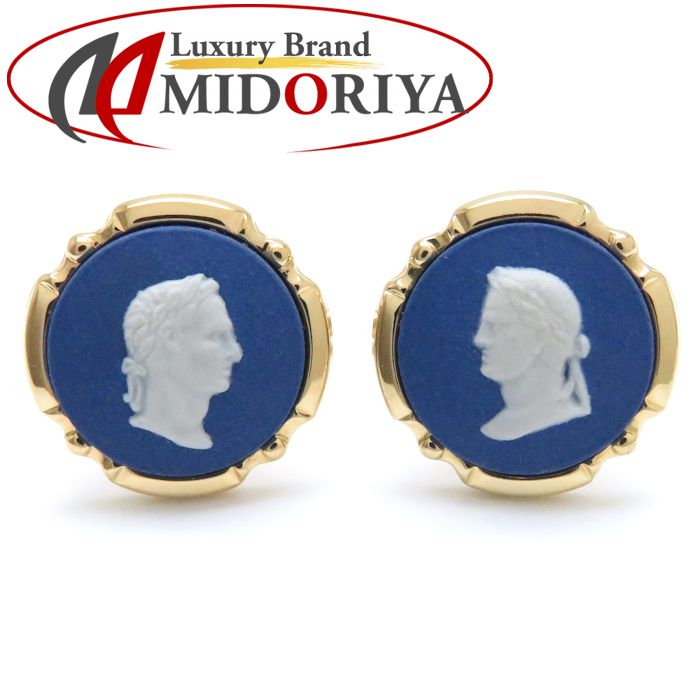 楽天市場】ウェッジウッド WEDG WOOD カフス ジャスパー ゴールドx