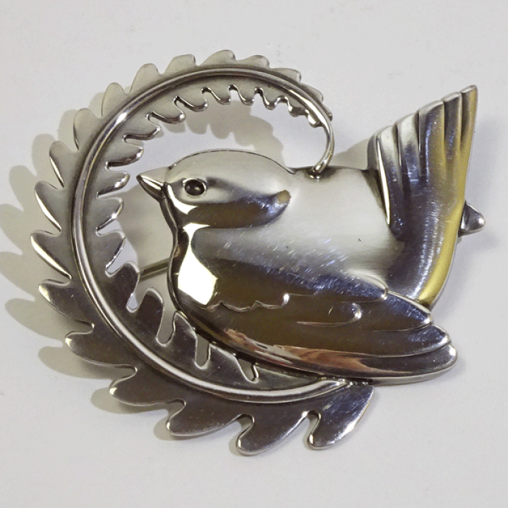 楽天市場】ジョージジェンセン ブローチ309 鳥モチーフ : 輸入雑貨