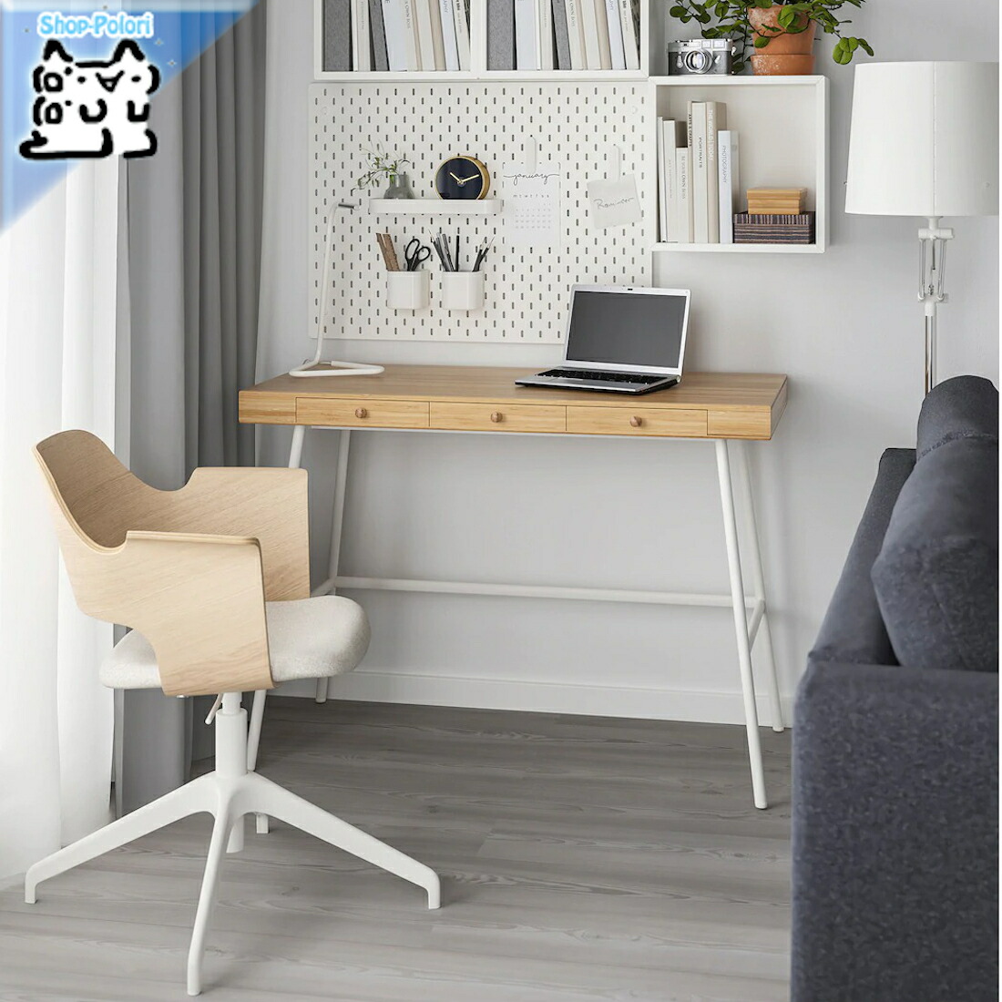 IKEA/イケア/通販]LILLASEN リルオーセン デスク, 竹[H](c)(60278288)