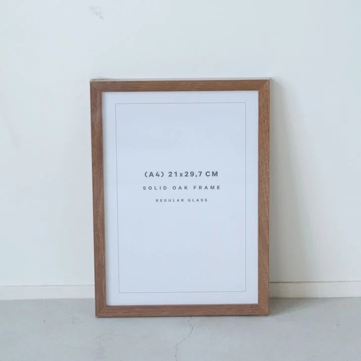 楽天市場】【A4】POSTER & FRAME - Oak Dark Frame (oak) | ポスター