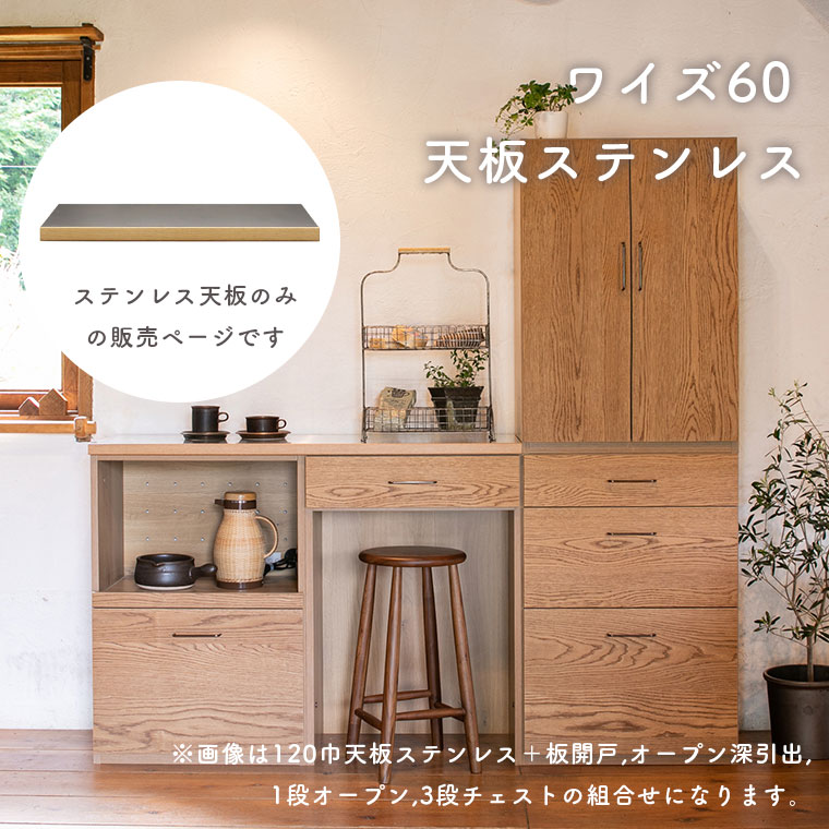 楽天市場】天板 棚板 幅60cm 奥行40cm 厚み3cmトップボード ステンレス