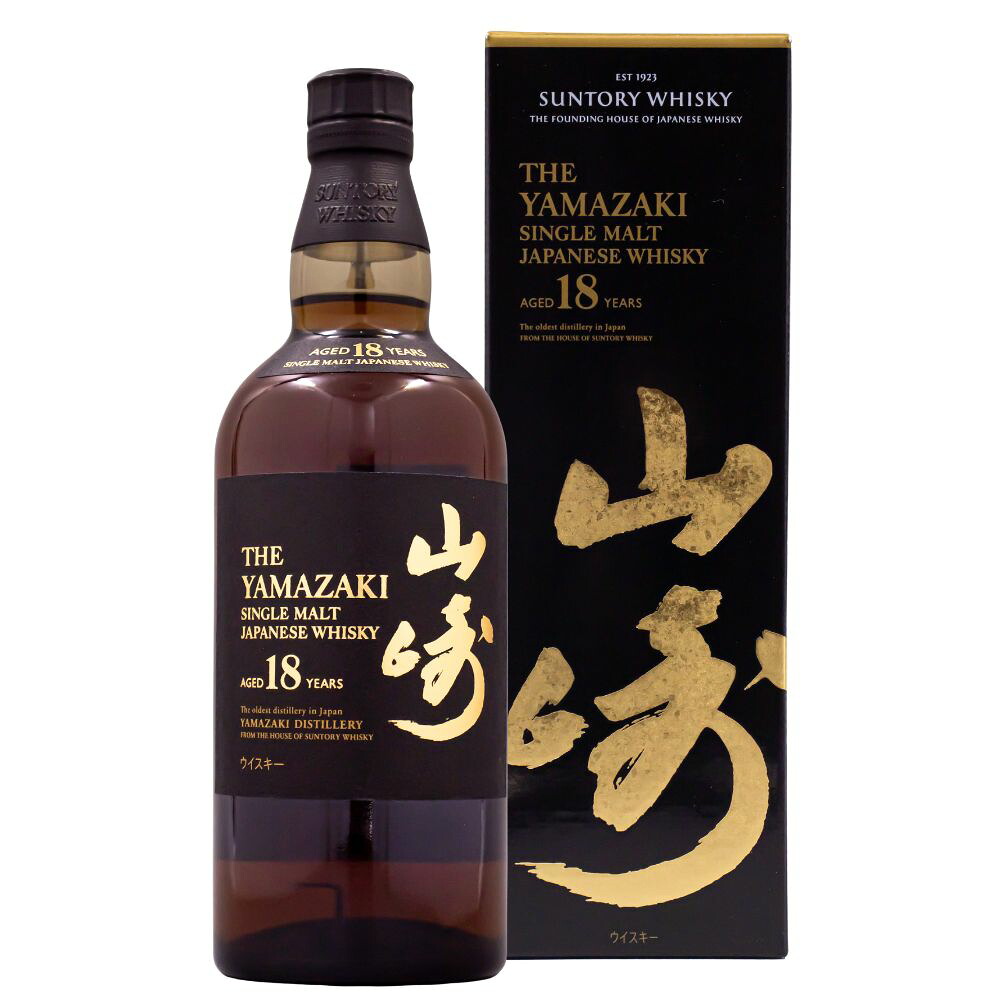 楽天市場】サントリー 山崎 18年 43% 700ml 箱付 シングルモルト