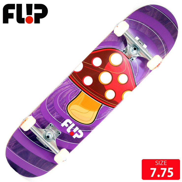 楽天市場】スケボー フリップ コンプリート FLIP POP SHROOM PURPLE
