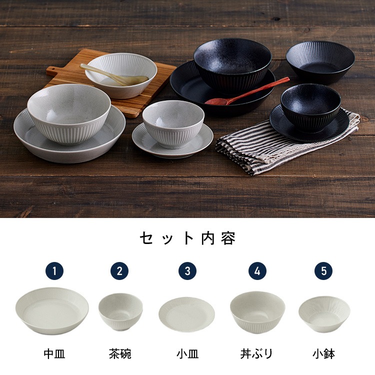 楽天市場】食器 5点セット かわいい おしゃれ MNW-5S 食器セット 美濃