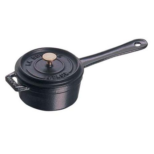 ストウブ スモールソースパン 10cm ブラック 40509-537 1241025 (鍋