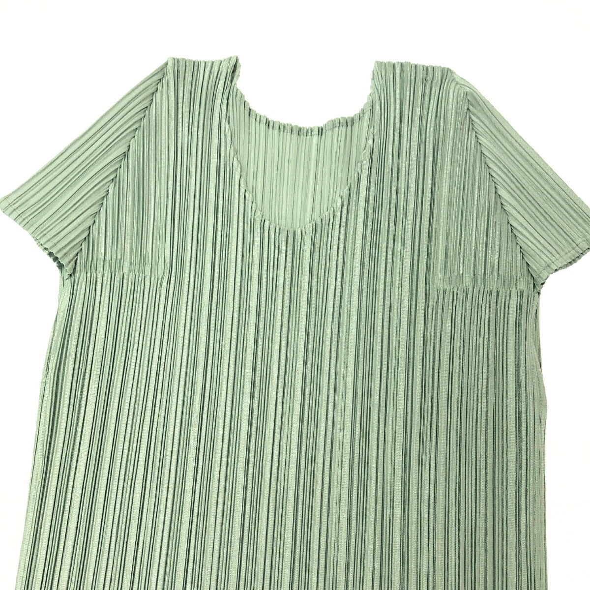 プリーツプリーズ PLEATS PLEASE 半袖カットソー 白×ピンク×マルチ