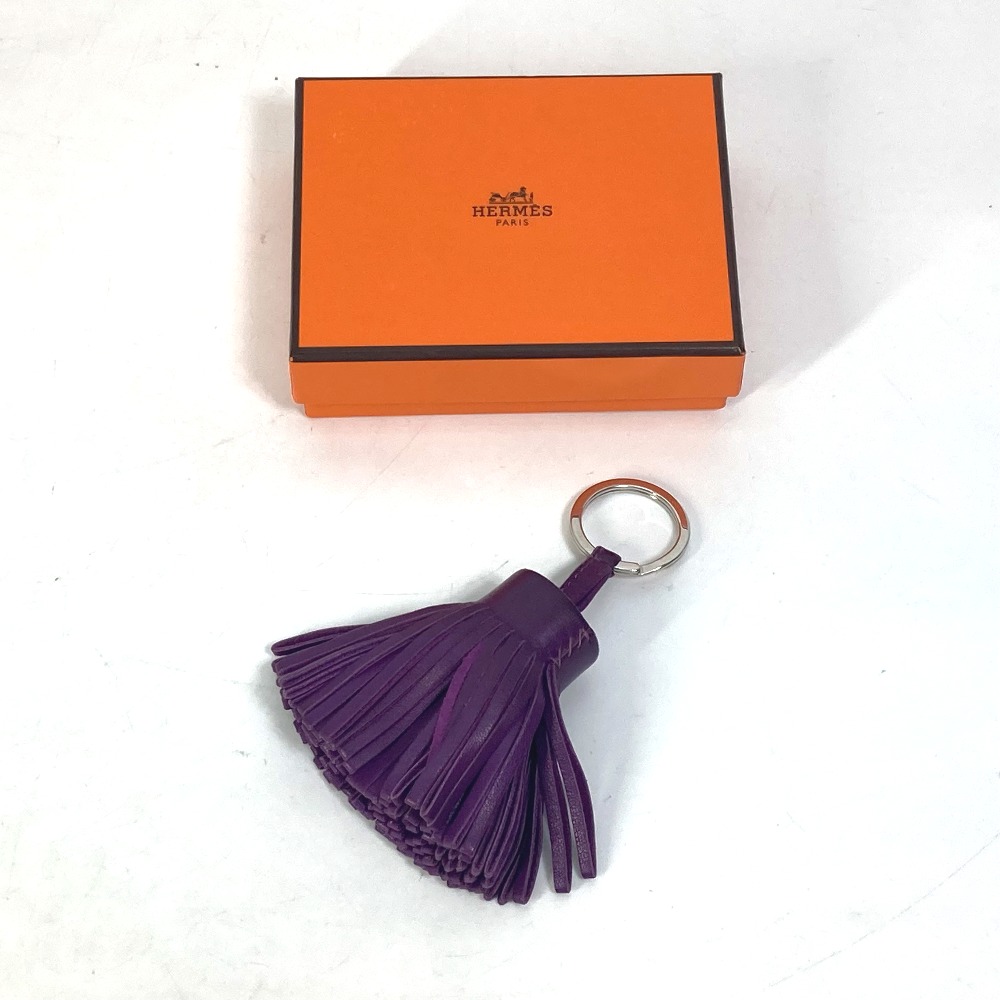 楽天市場】HERMES エルメス キーホルダー カルメン チャーム フリンジ