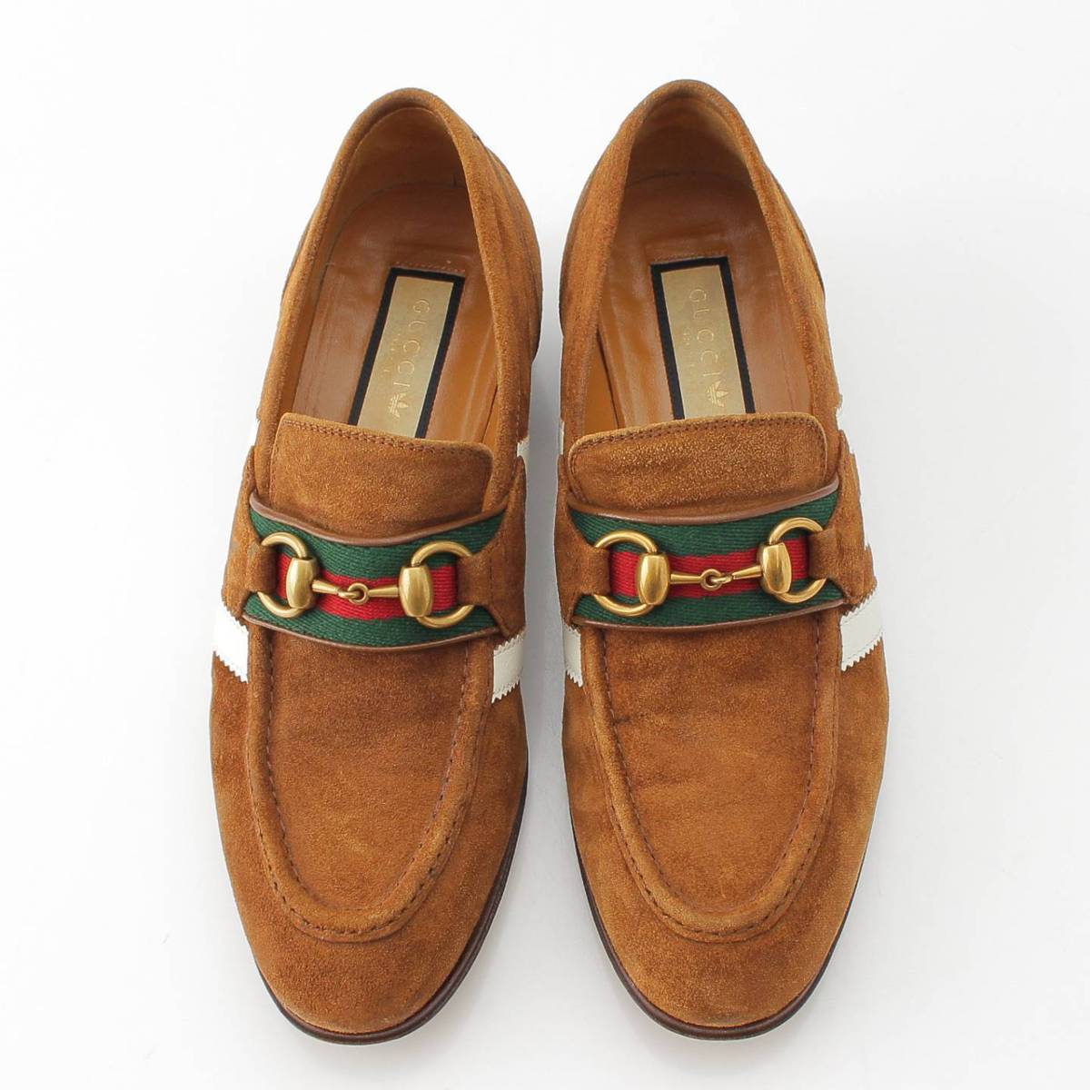 楽天市場】【グッチ】Gucci アディダスコラボ ホースビット ローファー