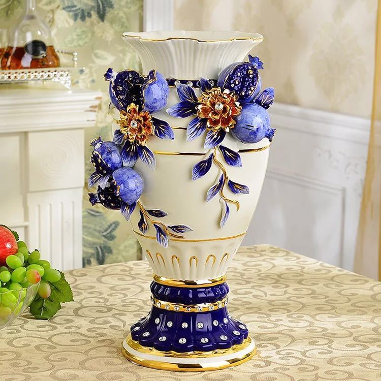 楽天市場】A054323高級花瓶 かびん 花器 花入れフラワーベース