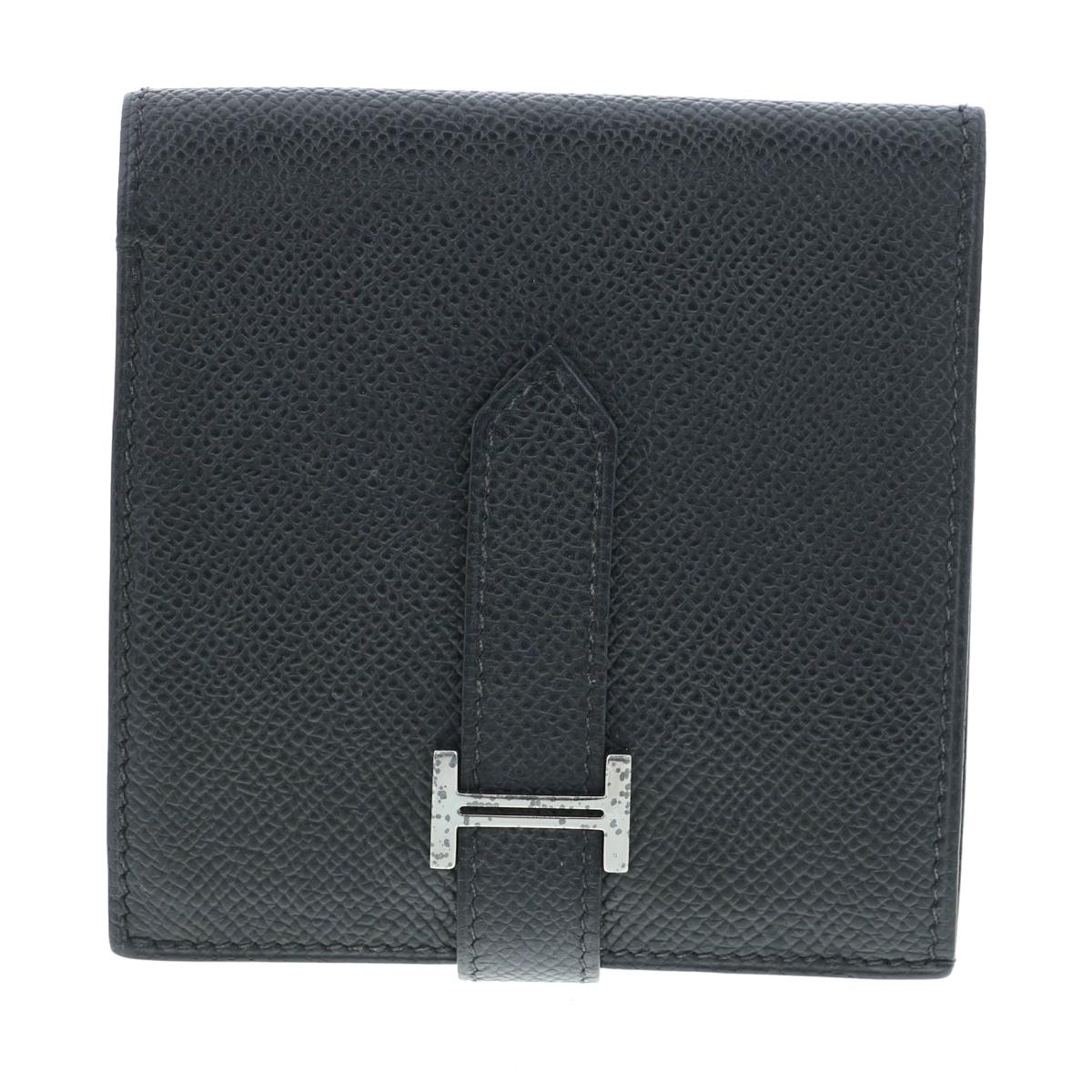 楽天市場】【中古】 HERMES （エルメス） ﾍﾞｱﾝ ﾚｸﾄﾍﾞﾙｿ 財布 三つ折り