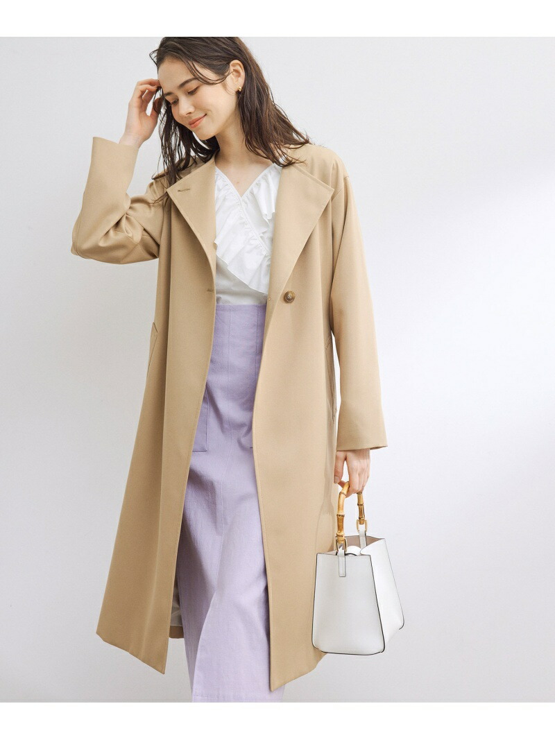 楽天市場】【SALE／50%OFF】ポリエステルチノノーカラーダブルコート