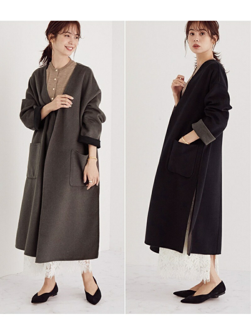 楽天市場】【SALE／60%OFF】【WEB限定】ベルト付きカラーリバーシブル