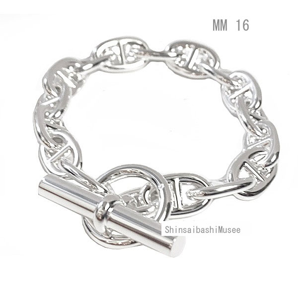 楽天市場】≪Brand new≫ HERMES Chaine d'ancre bracelet MM 16 links