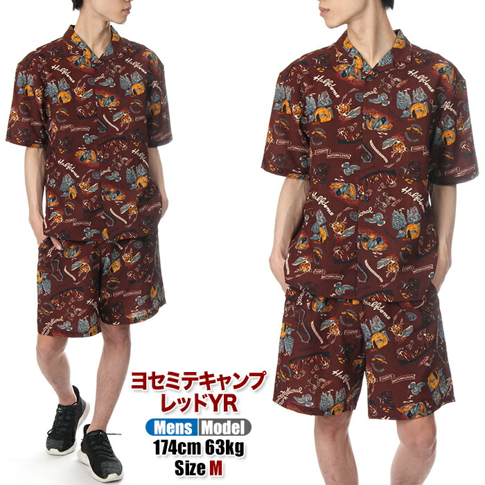 楽天市場】【セール】上下セット ノースフェイス 半袖 アロハシャツ