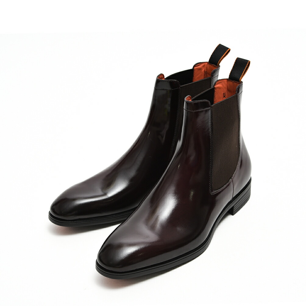 楽天市場】サントーニ Santoni アンティークドレザー チェルシーブーツ