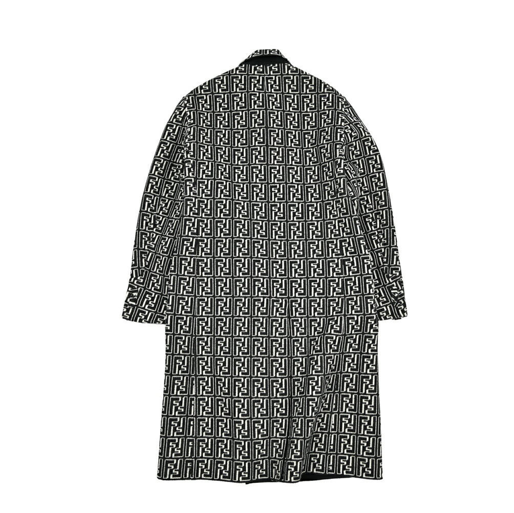 楽天市場】フェンディ FENDI リバーシブル チェスターコート 6Bダブル