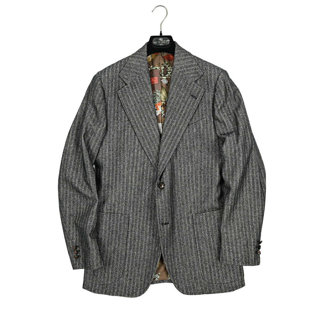 楽天市場】エトロ ETRO テーラードジャケット 2Bシングル ワイドラペル