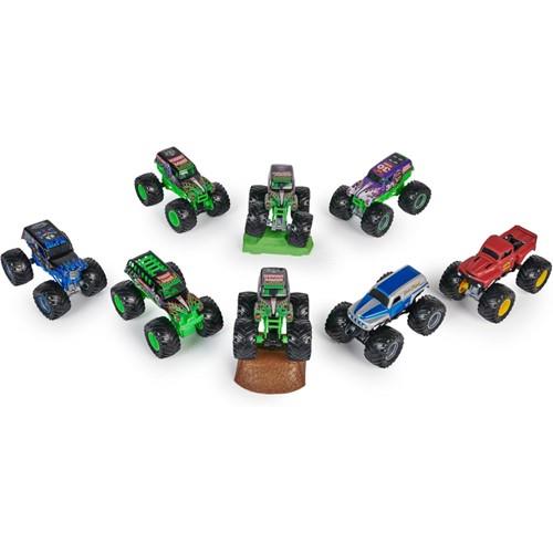 楽天市場】Monster Jam Grave Digger 40th Anniversary 8-Pack 1:64 8