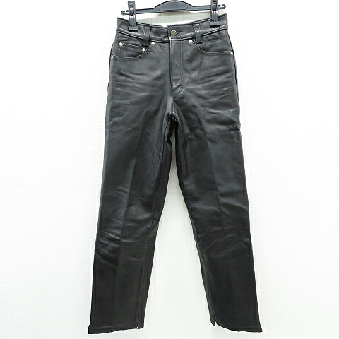 楽天市場】SCHOTT ショット レザーパンツ ブラック系 28 【中古