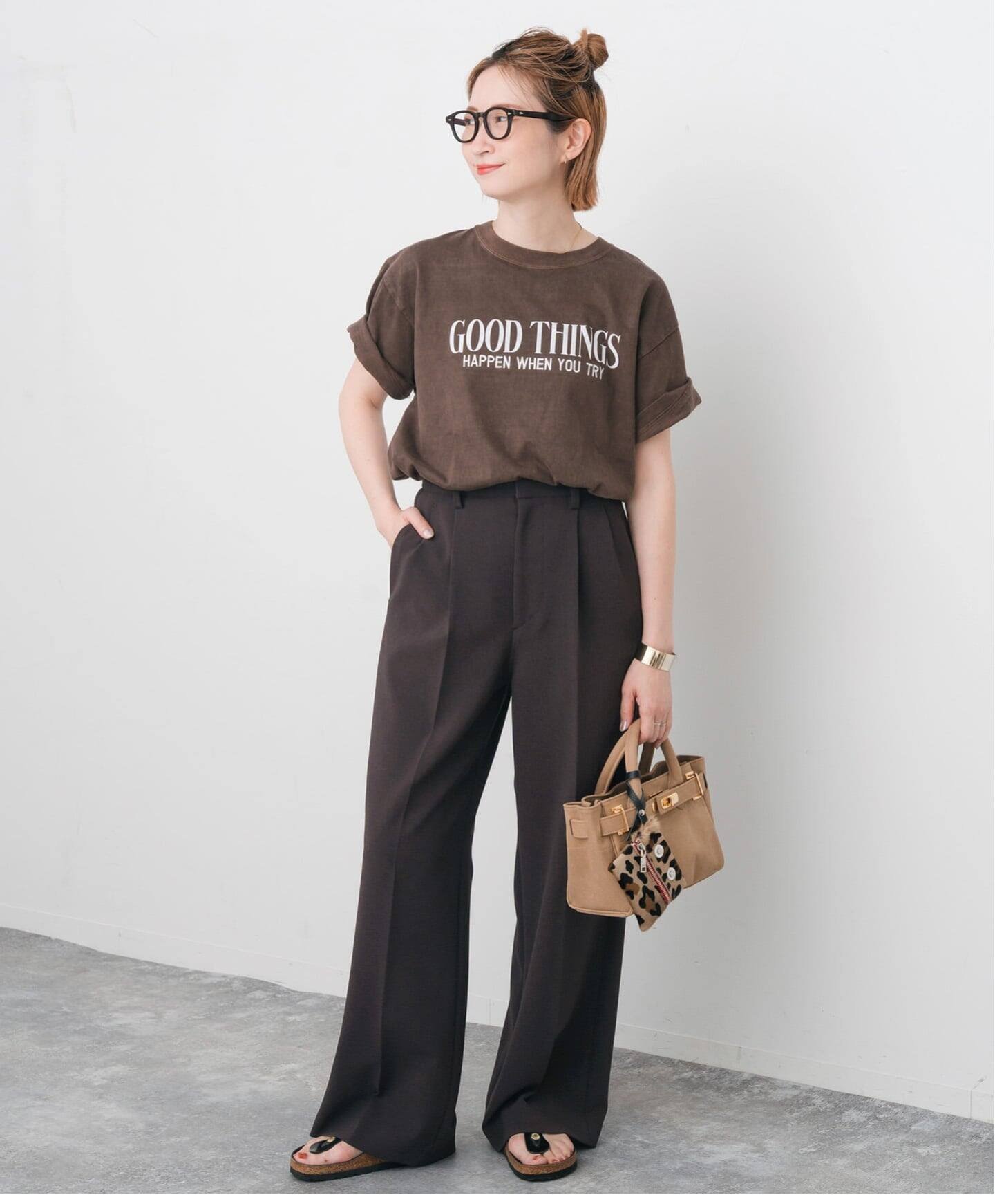 Spick & Span｜《追加》ダブルクロスツータックパンツ | Rakuten