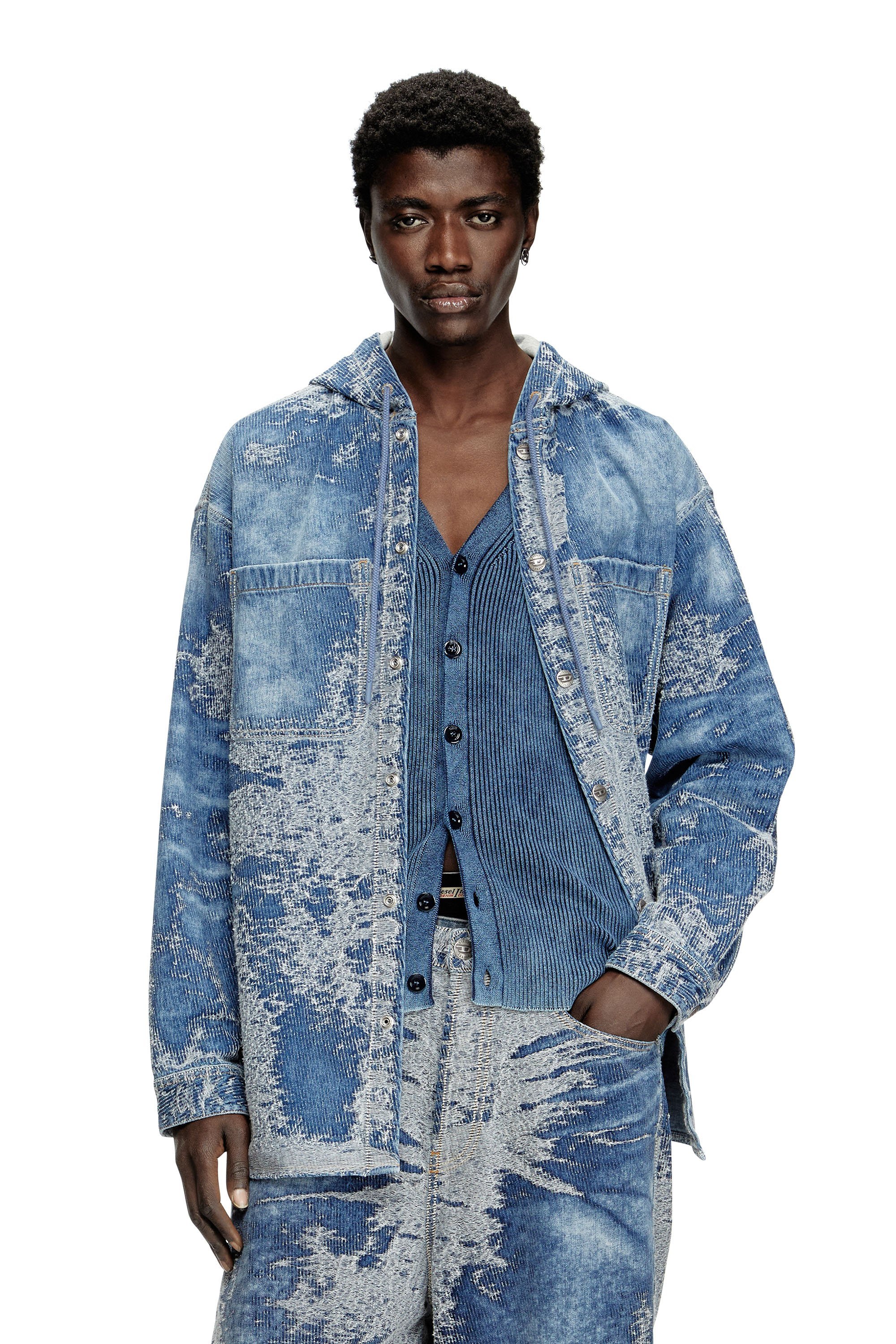 DIESEL｜メンズ フーデッドジャケット D-DEWNYS-HOOD-S | Rakuten