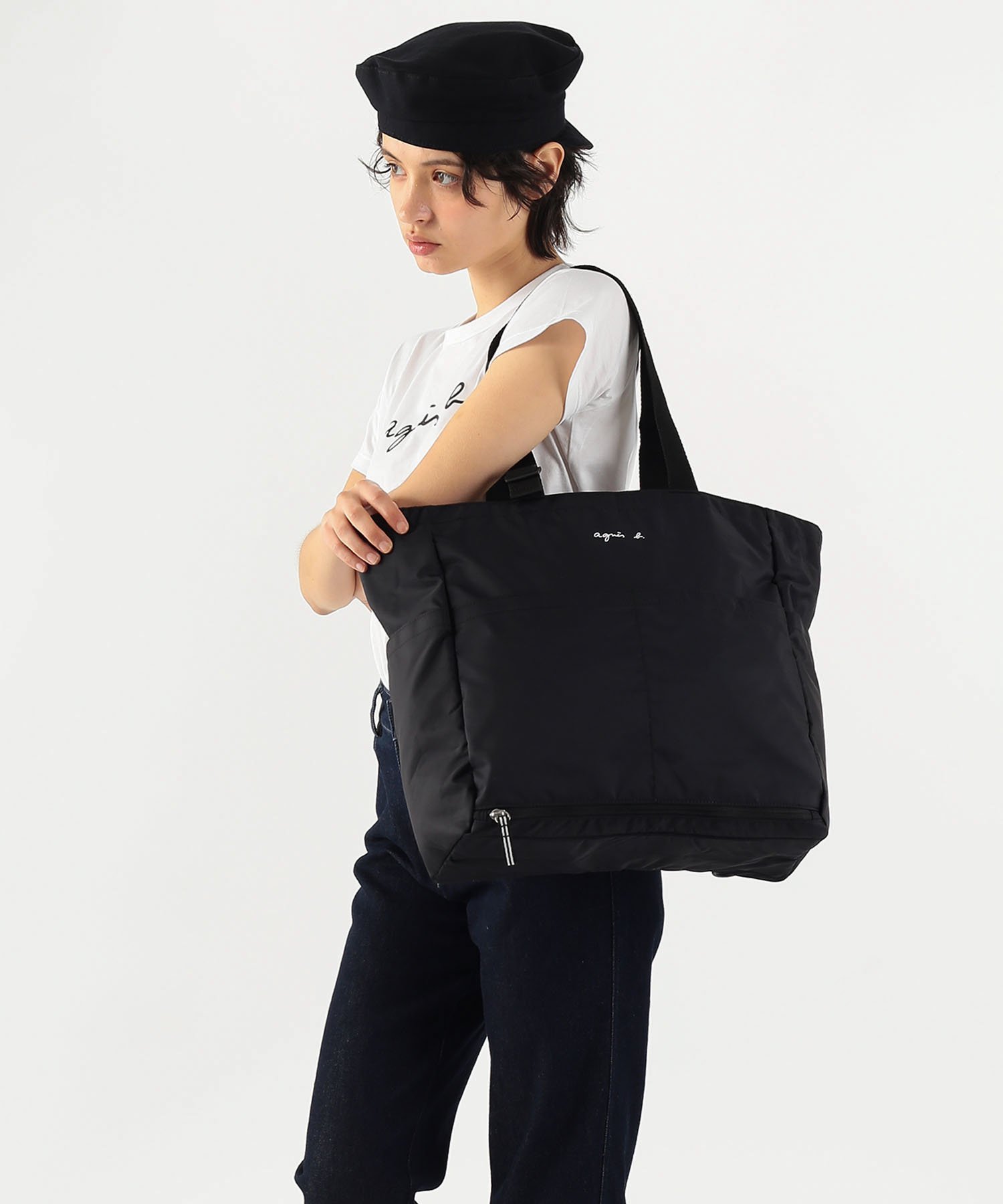agnes b.｜ロゴ ペアレンツバッグ マザーズバッグ | Rakuten Fashion